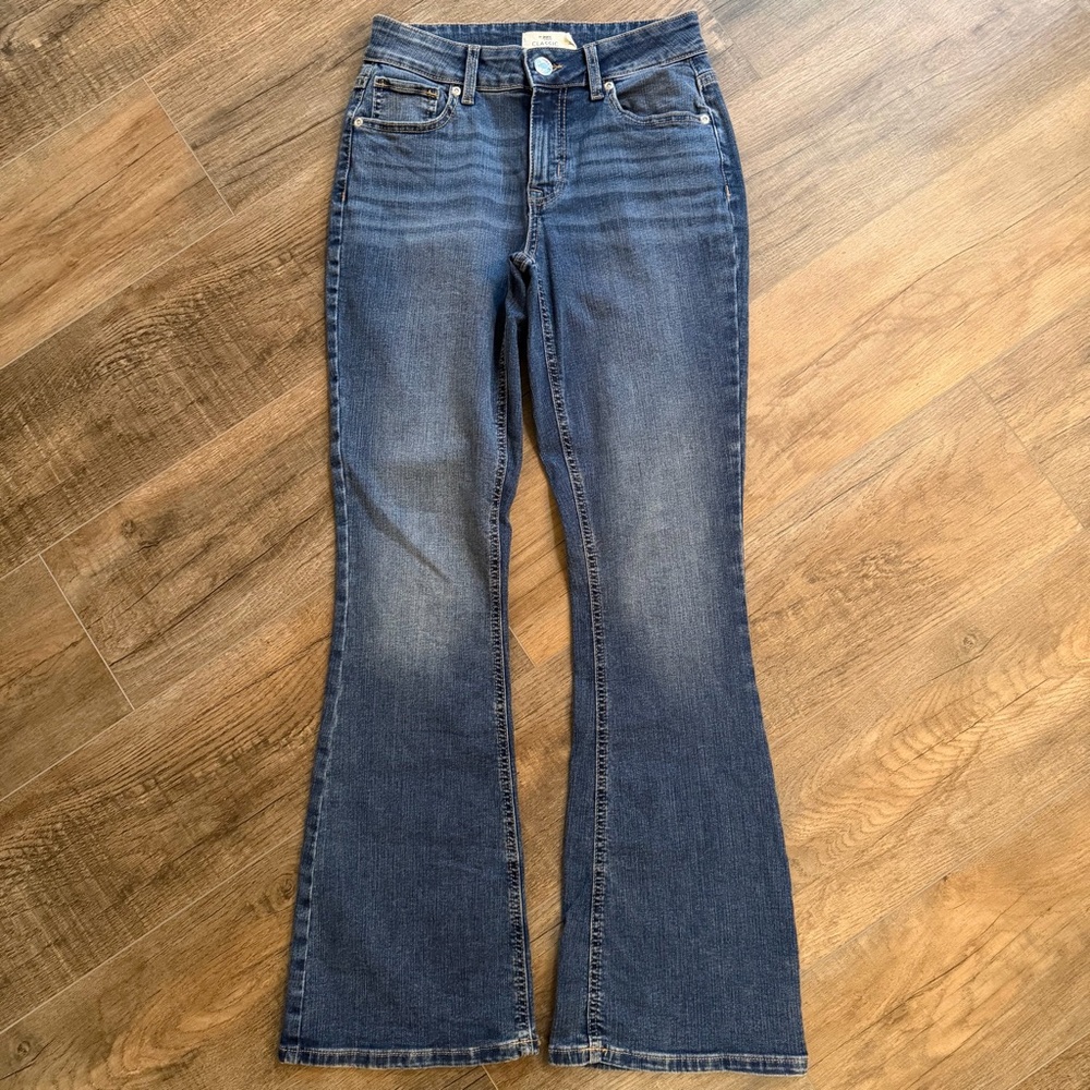 Maurices Dark Blue Flare Jeans